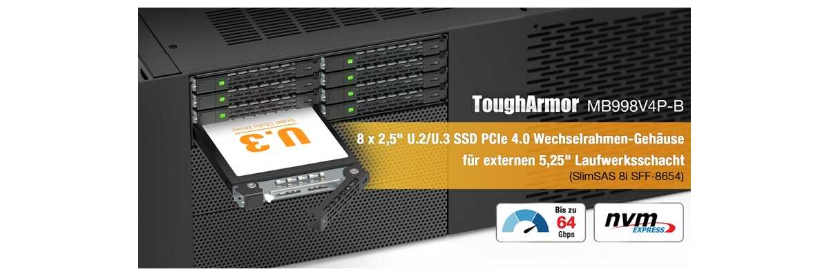 Produktankündigung: ToughArmor MB998V4P-B - 