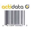 actiTape - Barcode Label Set LTO-6 - 50 pcs. - (45 DC + 5...