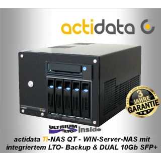 Actidata - Ti-NAS QT-7-CF 40TB (5x 8TB EP-HDD, 1x LTO-7 integriert)