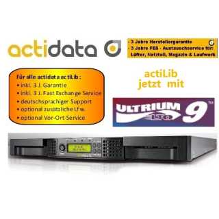 actiLib - AutoLoader - LTO-9 SAS  (8 Slots bis zu 360TB (*DC))