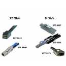 Adaptec - internes SAS Kabel von Mini Serial Attached SCSI HD x4 (SFF-8643) auf HD x4 (SFF-8643), 1.0m Länge, SFF-8643 ist dabei rechtwinklig