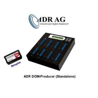ADR - DOM Producer mit 7 Targets - Standalone DOM-Duplicator mit 1 masterslot und 7 targets, internal controller und display    +  +  +  unterstützt SATA DOM /IDE mit adaptor
