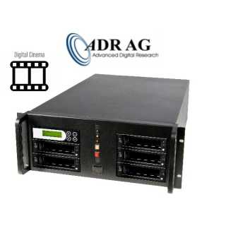 ADR - CRU-Producer mit 4 Target - 19" rack -master - CRU duplicator mit 4 targets for 19" rack server rackmount - Masterunit - Daisychain - for DX115 Carrier   +  +  +  unterstützt CRU DX115 Carrier