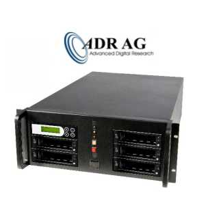 ADR - HD-Producer mit 4 Target - 19" rack - master - HDD duplicator mit 4 targets for 19" rack server rackmount - Masterunit - Daisychain  +  +  +  unterstützt 3,5" SATA, 2,5" SATA*