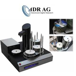 ADR - EntryLevel with 1 DVD-writer with PowerPro III - Automatic Duplicator, DVD-R, 1 drive, 125 discs, Incl. Softwarepackage (Windows 2000/XP/7)