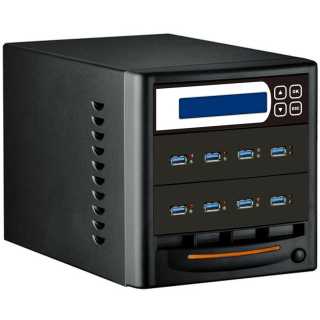 ADR USB 3.1 Producer with 6 Targets - Standalone USB-Duplicator 3.1 HIGHSPEED  with 1 masterslot and 7 targets, internal controller and display