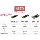 ATTO - Celerity FC Fibre Dual Channel 8Gb FC to x8 PCIe 2.0 Host Bus Adapter, Low Profile,LC SFP+ included