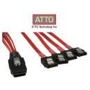 ATTO - Cable, SATA, Internal, SFF-8087 (Host) to (4) x1...