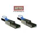 ATTO - Cable, SAS/SATA, External, SFF-8088 to 8088, 1 m