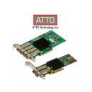 ATTO - Celerity FC Fibre Dual Channel 32Gb Gen 6 FC to x8 PCIe 3.0 Host Bus Adapter, Low Profile, LC SFP+ included