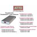 ATTO - ThunderLink Dual 40Gb to 8-Port 12Gb SAS/SATA Thunderbolt 3 Adapter, IEC C-13 power cord included