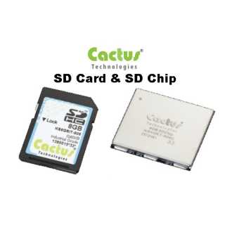 Cactus - SD Karten/Chips 806 Serie - 256 MB -  SD-Chips SLC -  -25°C - 85°C