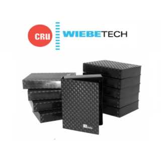 CRU - DriveBox - 500 Stück - a durable anti-static storage case for (3.5in) hard drives - with WiebeTech logo