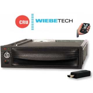 CRU - Wechselrahmen - DataPort - DP10 Secure - w/Internal Key - 256-bit - Rahmen und Kanister SATA - schwarz - with no keys