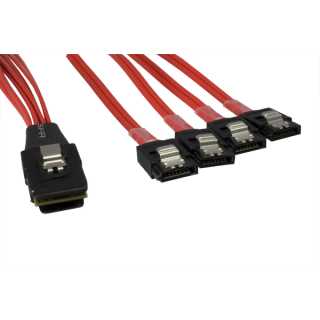 CRU - Cable - 4xSATA to 1xSFF-8087 - 30cm length