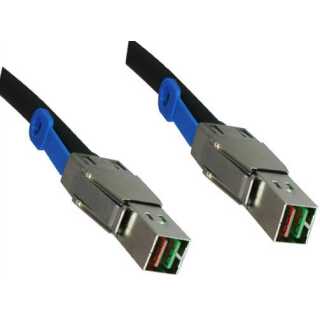 SAS Kabel extern SFF-8644 auf SFF-8644, 1m mini SAS HD St./St., AWG 28 SAS 3.0 12G