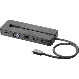 HP - USB-C mini Dock - Dockingstation - USB-C - VGA, HDMI - GigE