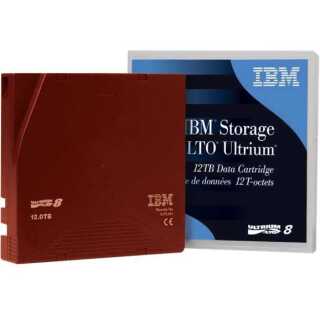 IBM - LTO Ultrium 8 Data-Cartridge- 12 TB / 30 TB - ohne Barcodelabel
