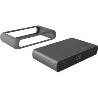 ICY BOX - IB-HUB801-TB4 - Thunderbolt™ 4 Type-C® HUB auf 3x Thunderbolt™ 4 Schnittstellen anthr./black