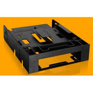 ICY DOCK - FLEX-FIT Trio MB343SP - Carrier 3,5” zu 5,25” Frontblende mit 2x 2,5" Slots