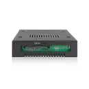 ICY DOCK - ToughArmor EX - MB491SKL-B - 1x 2,5 Zoll  SAS/SATA SDD/HDD mit Sicherheitsschloss & Thumbscrew-Design in 3,5Zoll Einbauschacht - Vollmetall - Lüfterlos - LED - SATA 6Gbit/s - bis 15 mm Bauhöhe