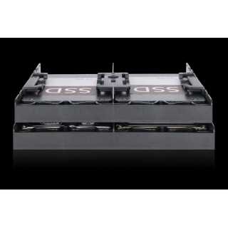 ICY DOCK - MB344SP - Flex-Fit Quattro 4 x 2,5" HDD / SSD Einbaurahmen für 5,25"