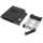 ICY DOCK - ToughArmor - MB411SPO-B - 2,5" SATA/SAS HDD/SSD Wechselrahmen in Slim ODD oder Slim FDD Einbauschacht - Vollmetall