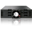 ICY DOCK - ToughArmor - MB996SK-6SB - 6 Bay 2,5" SATA HDD/SSD Backplane-Modul aus Metall mit Schlössern