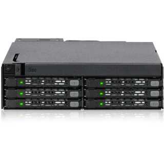 ICY DOCK - ToughArmor - MB606SPO-B - 6 x 2.5" SAS/SATA SSD/HDD & Ultra Slim ODD Backplane Cage