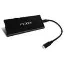 ICY DOCK - Nano - MB861U31-1M2B M.2 NVMe PCIe SSD zu USB 3.2 Gen 2 10 Gbps Adapter / Externes Gehäuse