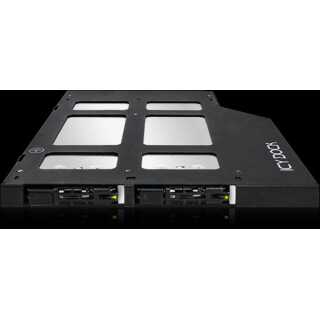 ICY DOCK - ToughArmor - MB852M2PO-B - 2x M.2 NVMe PCIe 4.0 SSD zu 2x OCuLink Ultra Slim Wechselrahmen