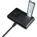 ICY DOCK - EZ Adapter - 1x M.2 SATA or 2.5" SATA SSD to USB 3.2 Gen1 (5Gbps) UASP adapter black