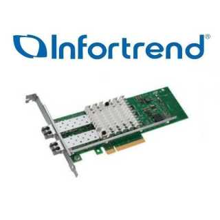 Infortrend - Intel HBA card, X520-SR2, 10G-iSCSI, dual ports. Special bundle price, to be purchased with Infortrend subsystem only.(1 year warranty)