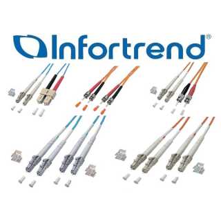 Infortrend - Optical FC cable, LC-LC, MM-50/125, Duplex, LSZH, O.D.=1.8mm*2; 1 metre, for selected models