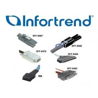 Infortrend - SAS-12G external cable, pull type, SFF-8644 (SAS-12G) to SFF-8644 (SAS-12G); 0.5 metre, for selected models.