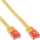 InLine - Patchkabel flach, U/UTP, Cat.6, gelb, 10m