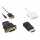 InLine - HDMI Adapter, HDMI A Stecker auf Mini HDMI C Buchse, 4K2K kompatibel, vergoldete Kontakte