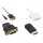 InLine - HDMI Adapter, Stecker / Buchse, seitlich links gewinkelt, vergoldete Kontakte, 4K2K kompatibel