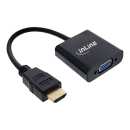 InLine -  Konverter Kabel HDMI zu VGA, mit Audio