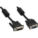 InLine - DVI-A Kabel, analog 12+5 Stecker auf 15pol HD...