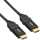 InLine - HDMI Kabel, HDMI-High Speed mit Ethernet, Stecker / Stecker, verg. Kontakte, schwarz, flexible Winkelstecker, 2m