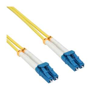 InLine - LWL Duplex Kabel, LC/LC, 9/125µm, OS2, 15m