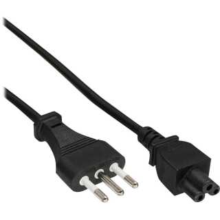 InLine - Netzkabel für Notebook, Italien, 3pol Kupplung, 2,0m