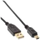 InLine - USB 2.0 Mini-Kabel, USB A Stecker an Mini-B...