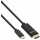InLine - USB Display Kabel, USB Typ-C Stecker zu HDMI Stecker (DP Alt Mode), 4K2K, schwarz, 1m