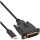 InLine - USB Display Kabel, USB Typ-C Stecker zu DVI Stecker (DP Alt Mode), schwarz, 2m