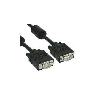 InLine - S-VGA Kabel, 15pol HD Stecker / Stecker, schwarz, 5m