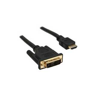InLine - HDMI-DVI Kabel, vergoldete Kontakte, HDMI Stecker auf DVI 18+1 Stecker, 1,5m