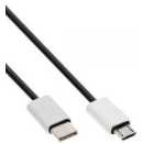 InLine - USB 2.0 Kabel, Typ C Stecker an Micro-B Stecker,...