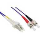 InLine - LWL Duplex Kabel, LC/ST, 50/125µm, OM4, 15m